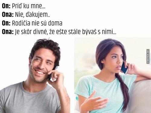 Žena a rodiče