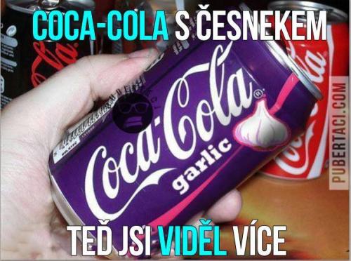 Coca cola s česnekem 