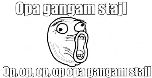  Gangnam style 