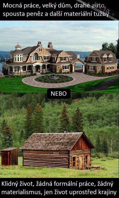  Luxusní dům nebo domeček na samotě u lesa? 
