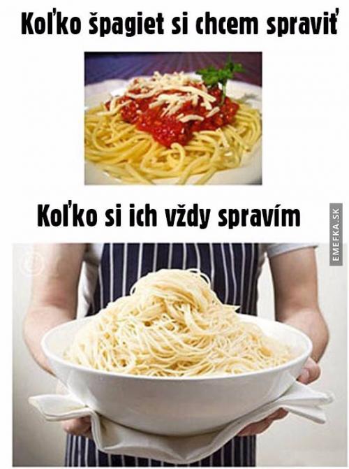  Když vařím špagety 