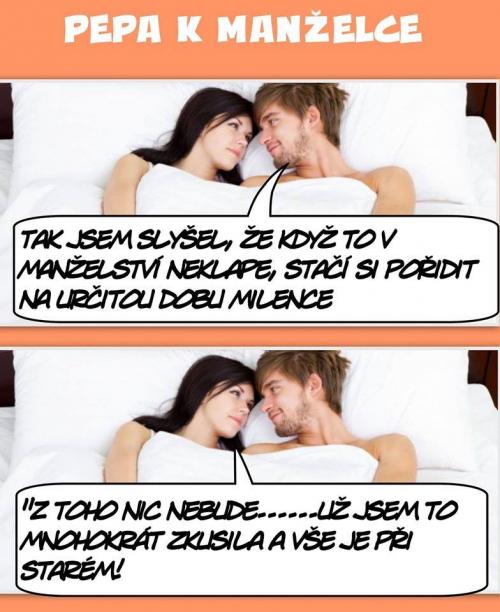 Pepa k manželce
