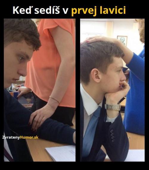  V první lavici 