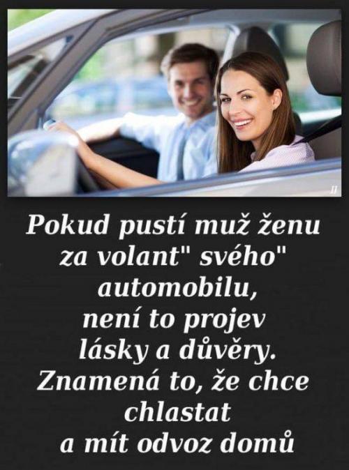  Když muž půjčí ženě auto 