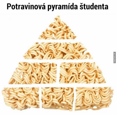  Potravinová pyramida studenta 
