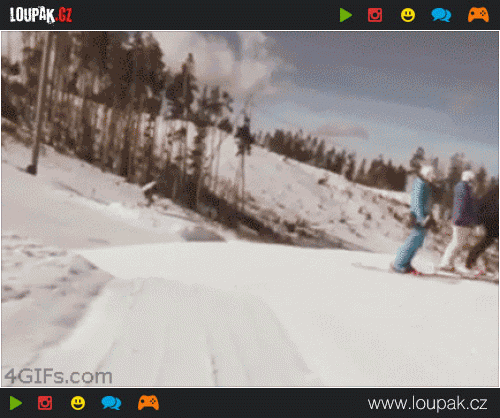  Machrovinka na snowboardu 