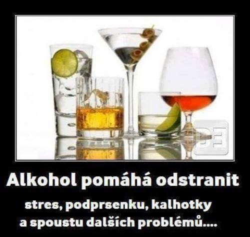  Alkohol pomáhá s problémy 