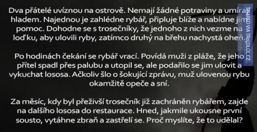  Uhodnete, proč muž spáchal sebevraždu? 