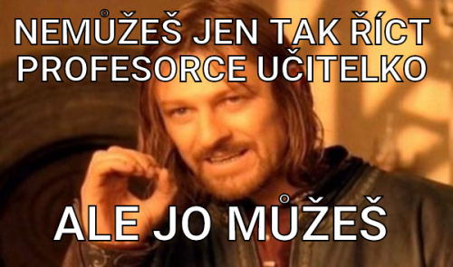  NEMŮŽEŠ JEN TAK #1 