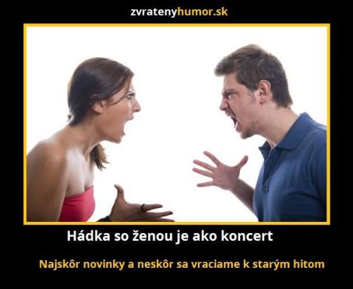  Hádka se ženou 