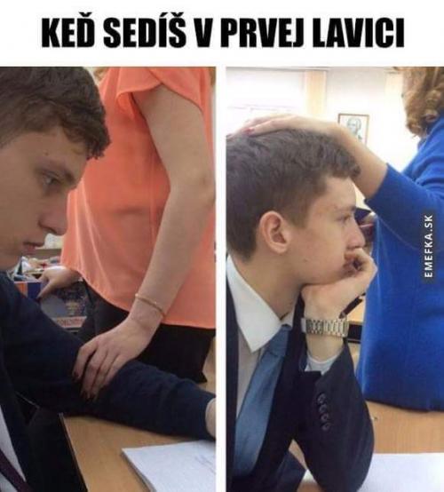  V první lavici 