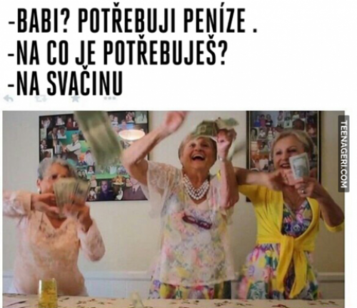  Peníze na svačinu 