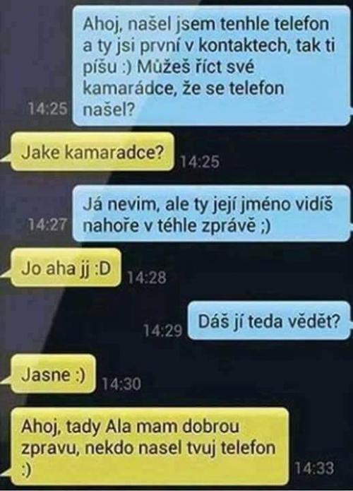  Našel telefon 