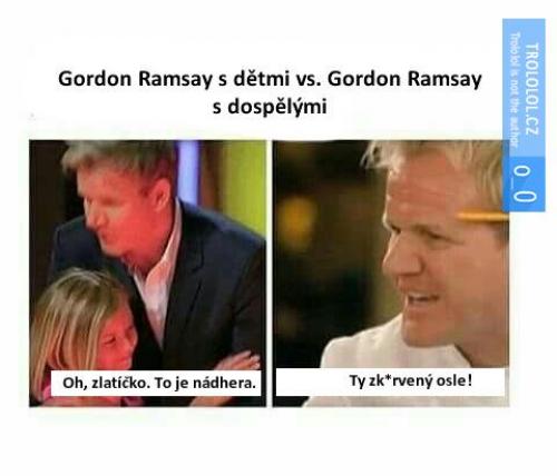  2 tváře Gordona Ramsayho 