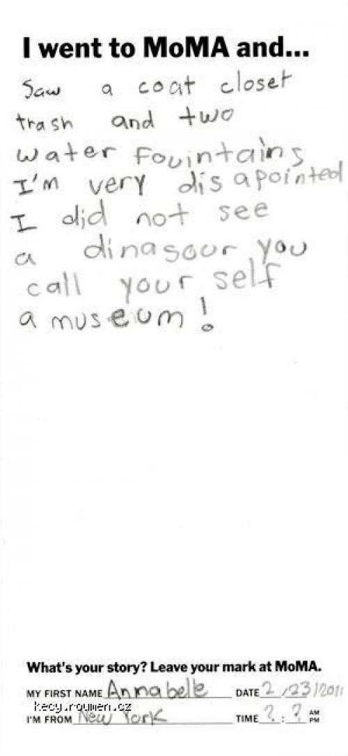  Kid Writes The Most Accurate Critique of Modern Art 