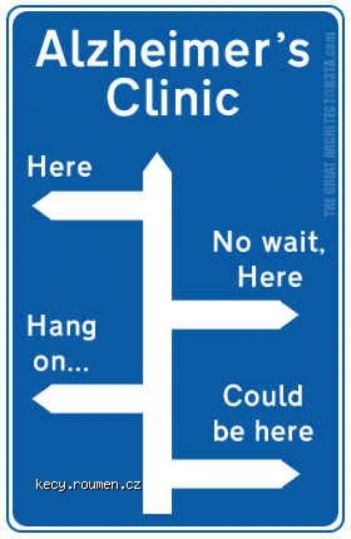 sign alzheimers clinic directions