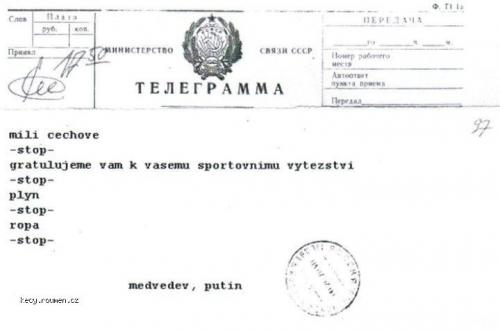  original telegramu 