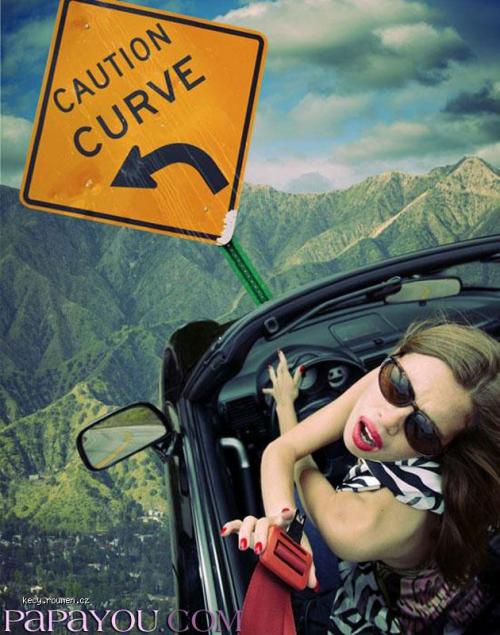caution curve