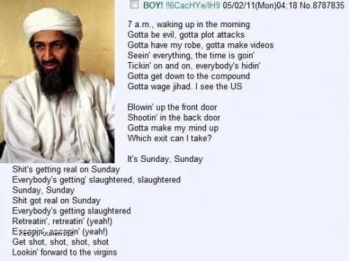 Osama on Sunday