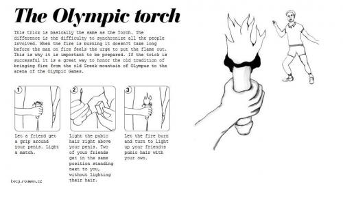 The Olympic torch