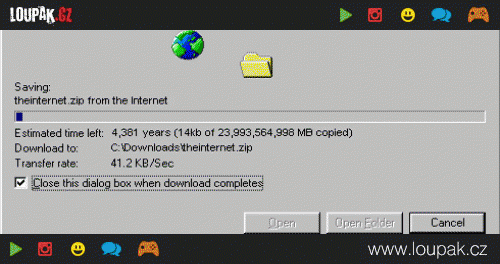  downloading internet 