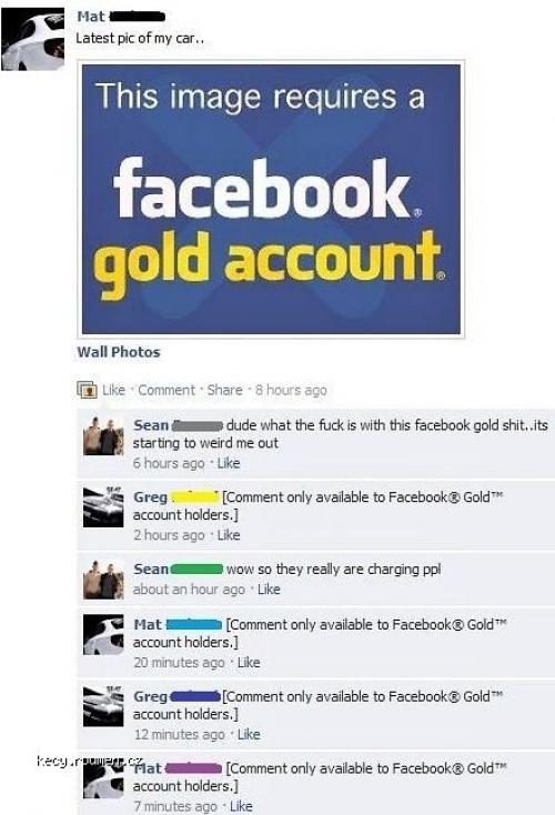 X Facebook gold trolling 