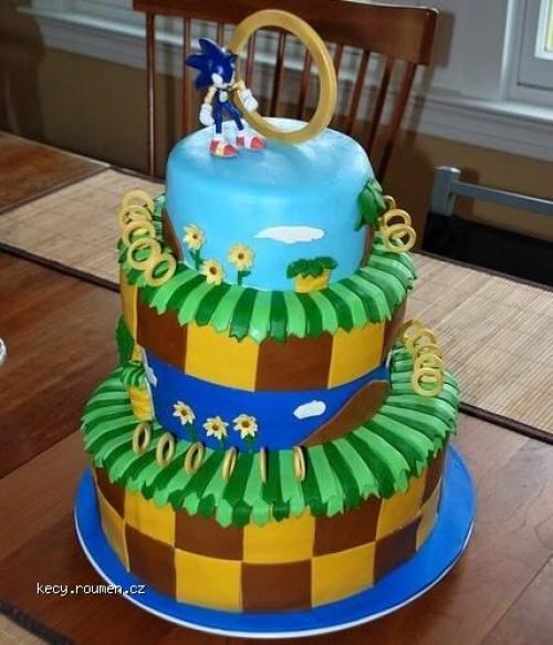  Sonic The Hedgehog cake 