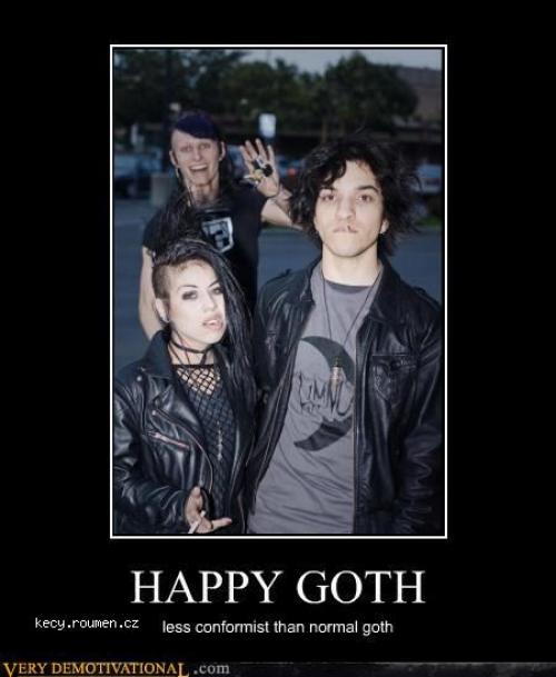 happy goth