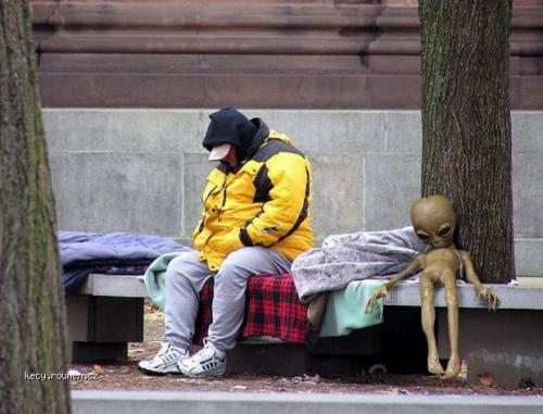  alien bezdomovec 