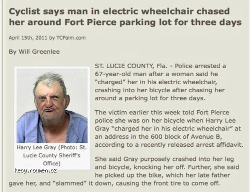 Man in Electric Wheelchair Terrorized Her For How Long