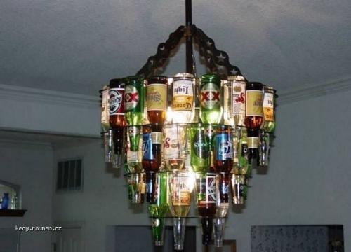 Bottles lamp