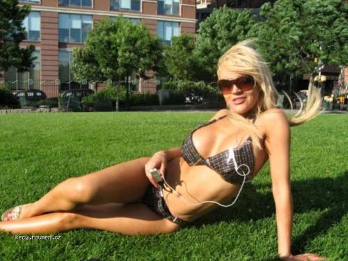  This girl wears a solarpowered bikini 