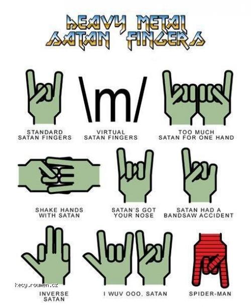  heavy metal fingers 