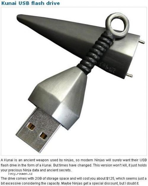  ninja USB kunai 