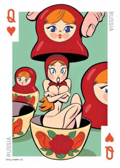 Nice Playing Cards With Girls  Russia 