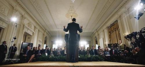  Prezident Obama pocas tlacovej konferencie v Bielom Dome 