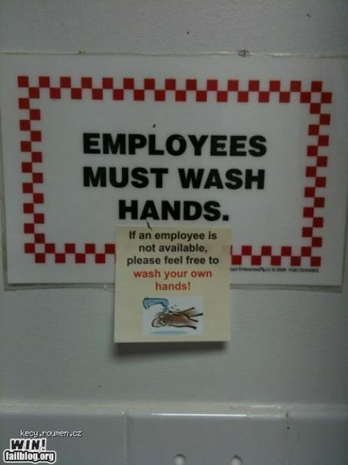  Wash your hands 