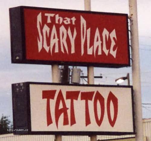  scary place tattoo 