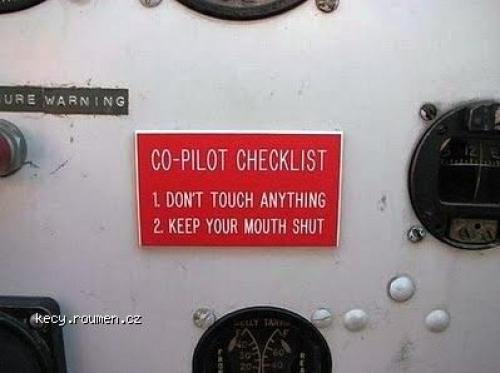  copilot check list 