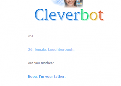 cleverbotiamyourfather