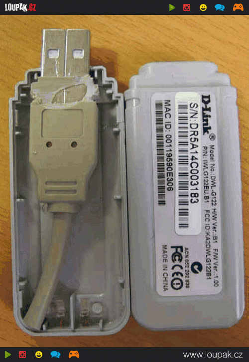  USB disk z trznice 