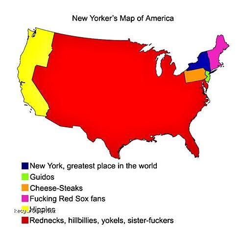  NewYorkers Map of America 