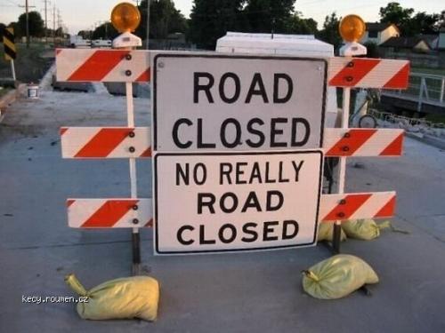 Road closed 2