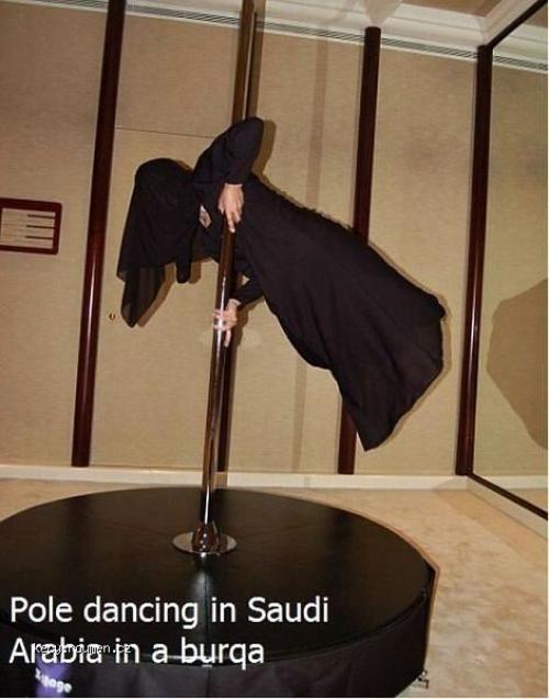  Pole dancing in Saudi Arabia 