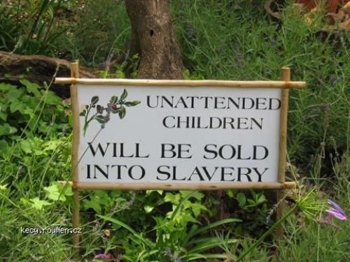  warning children 