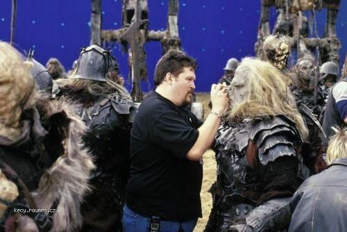  On the set of Lord of the Rings 4 