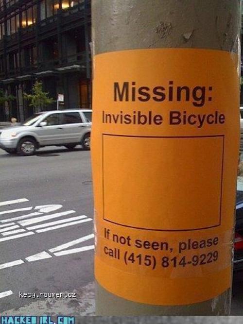  invisible bicycle 
