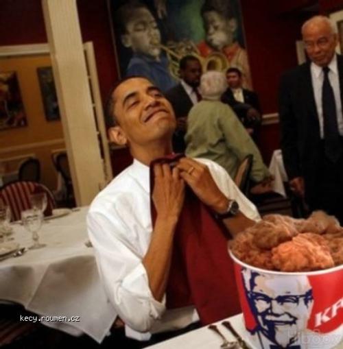 obama KFC