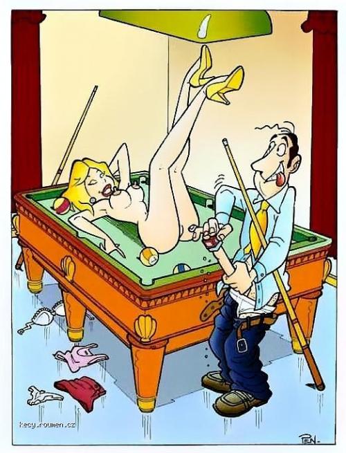  XXX daily joke  billiards 