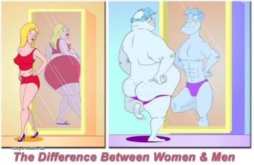  men vs women mirror 